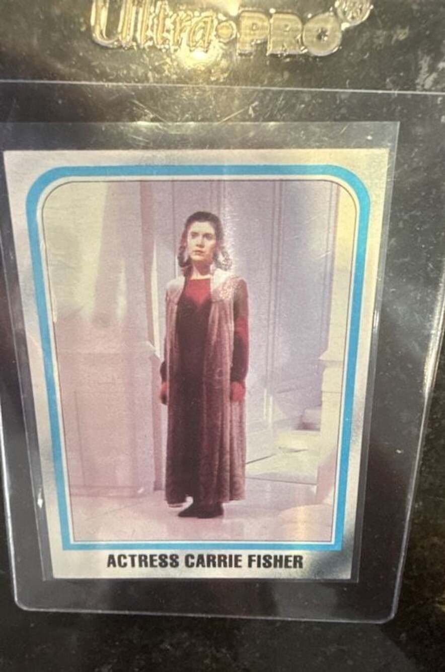 TOPPS STAR WARS EMPIRE STRIKES BACK Carrie Fisher / Princess Leia (1980) 🔥🔥